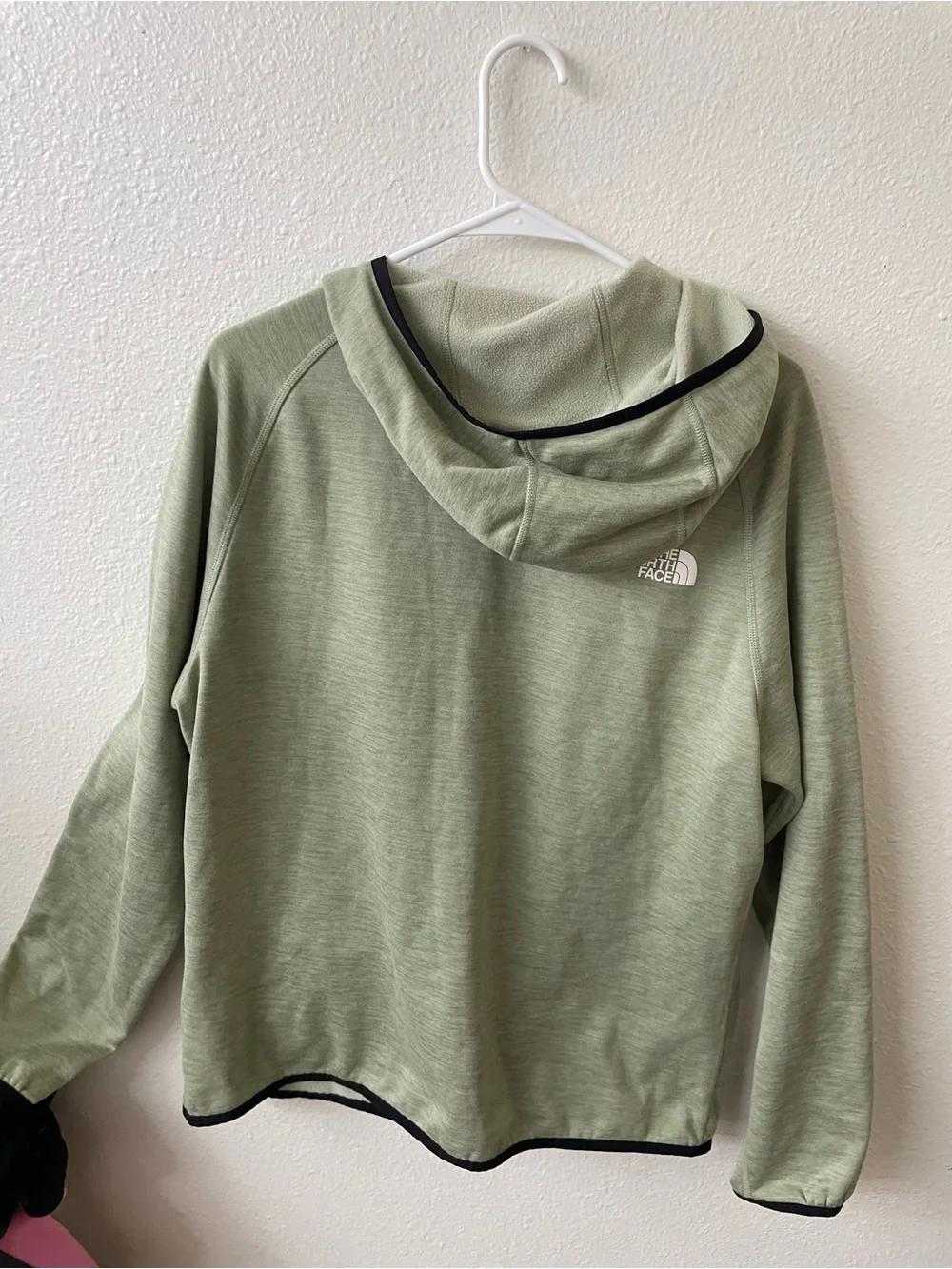 The North Face Sage Green Lightweight Full-Zip Hooded Jacket